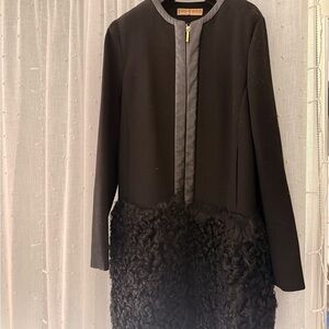 emilio pucci coat
 with Textured Hem